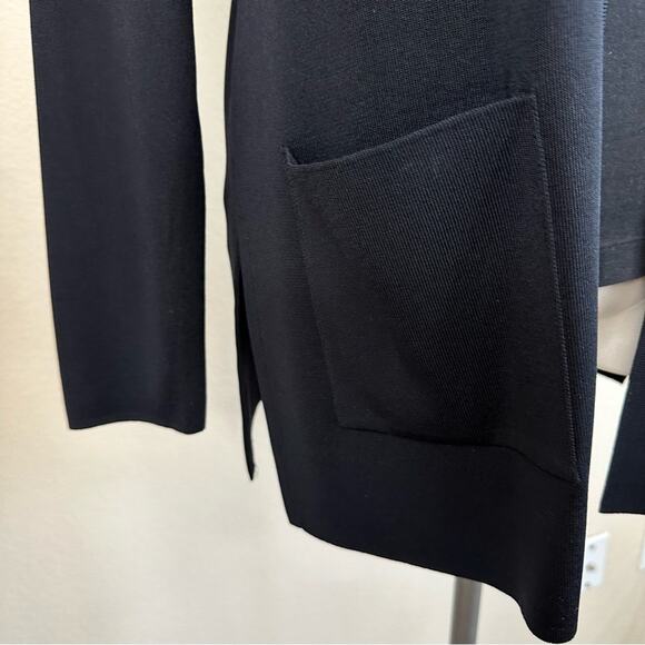 EXCLUSIVELY MISOOK Open Front Black Cardigan
Sweater Tunic Vintage Womens Size S - Picture 9 of 15